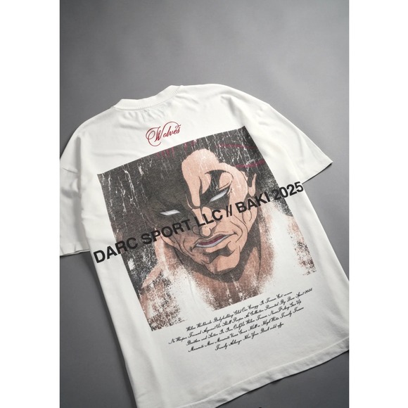 Darc Sport x Baki Hanma Wrath of Ogre 1/500‎ Premium Tee Shirt XL
